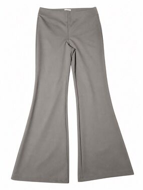 Maurices Black Pull-On Flare Pants Size Large (L) Stretch High Waist Dress Pants